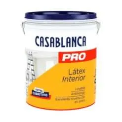 Casablanca Pro Supercubritivo Latex Interior Mate 4/10/20lts Blanco