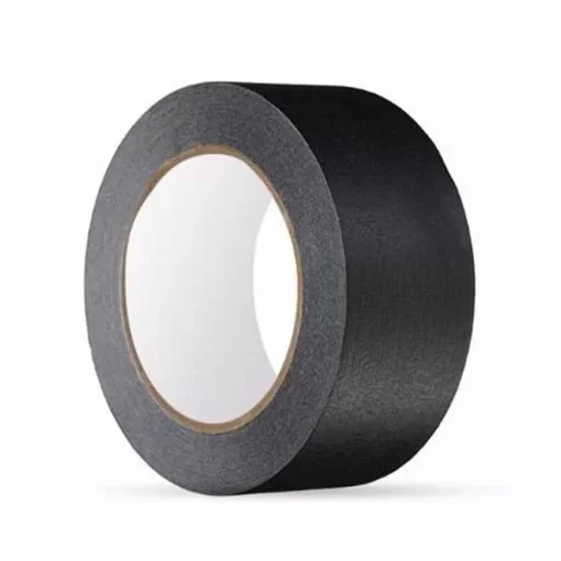 Cinta Adhesiva de Papel Negra 48mmx50mt Doble A C517