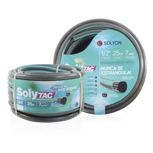 Manguera de riego SolyTac con tecnología anti-colapsado