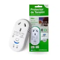 Protector de Tensión Enchufable PR4 para TV/Audio/Deco/Gamming 1500w 6.8A "Stand By"