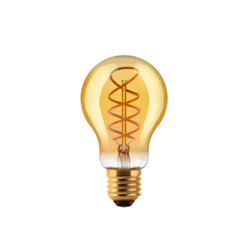 Lampara Led Filamento Golden Bulb A60 E27 2W 2200k 150lm 10kHs Macroled BFA60G-2