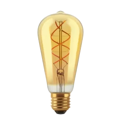 Lampara Led Filamento Golden Pera ST19 E27 2W 2200k 150lm 10kHs Macroled BFST19G-2