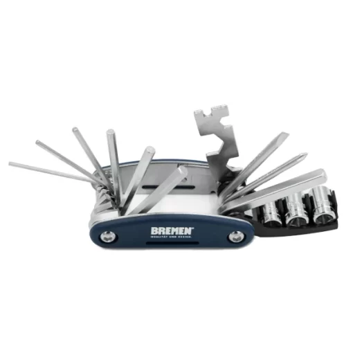 Herramienta Multifuncion Plegable 15 en 1 T/Navaja Bremen 7694