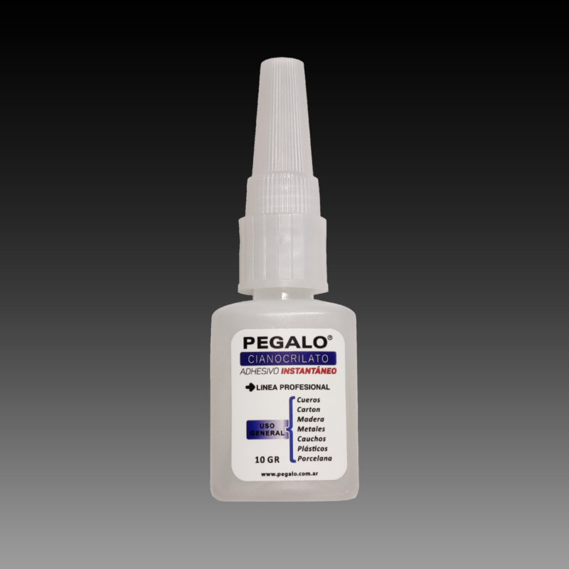 Cianocrilato Pegalo Industrial 3g Adhesivo Instantáneo Ultra Fuerte