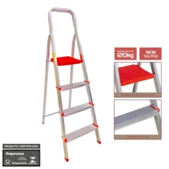 Escalera Aluminio Domestica Tijera