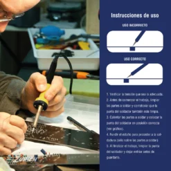 Soldador Lápiz Zurich 40W Punta Cerámica SVS0400C