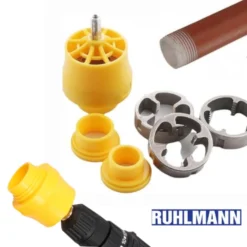 Terraja para Taladro para Caño Plasticos Ruhlmann