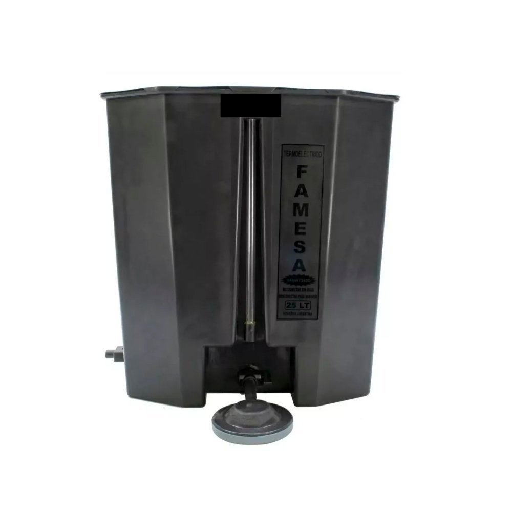 Calefon electrico plastico 25 litros resistencia de aluminio "Famesa"